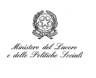 Logo ministero del lavoro e delle politiche sociali