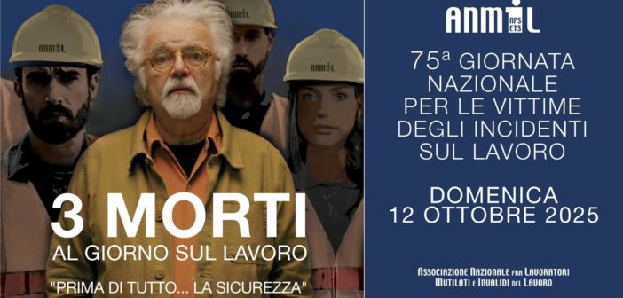 75ª Giornata per le Vittime degli Incidenti sul Lavoro, Anmil