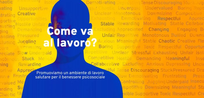 Giornata mondiale per la sicurezza e la salute sul lavoro- Assicuriamoci un ambiente di lavoro psicosociale sano.